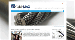 Desktop Screenshot of cabosdeacocablemax.com.br