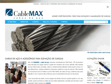 Tablet Screenshot of cabosdeacocablemax.com.br